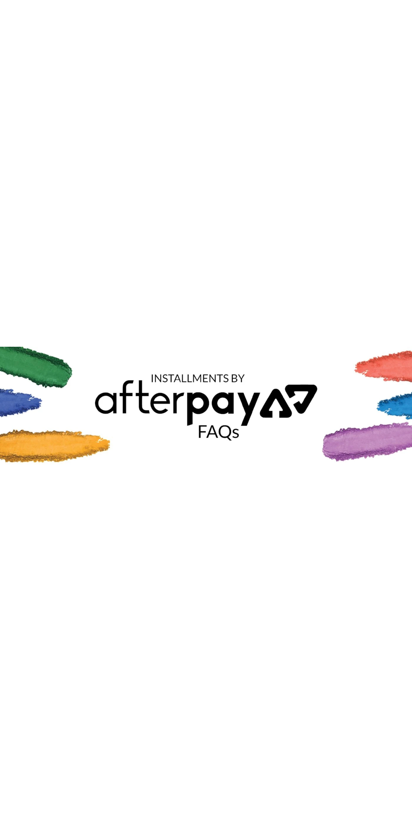 Afterpay FAQ's